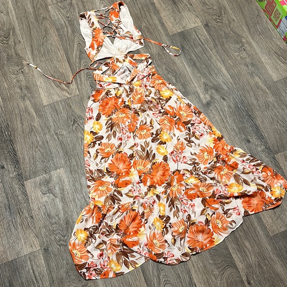 Hello Molly Text Only Maxi Dress, XS, US2/UK/6 - Picture 4 of 12